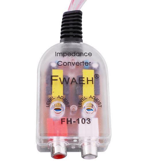 High low Adaptor audio (convertor audio) auto HI - Low Level to RCA