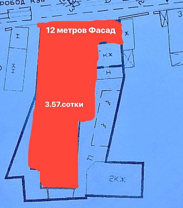 Участок 3.57, под застройку, Катта Миробод, Яккасарайский район