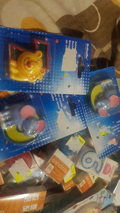 3 Lei bucata. Noi. Lumanari cu numar pentru tort France..