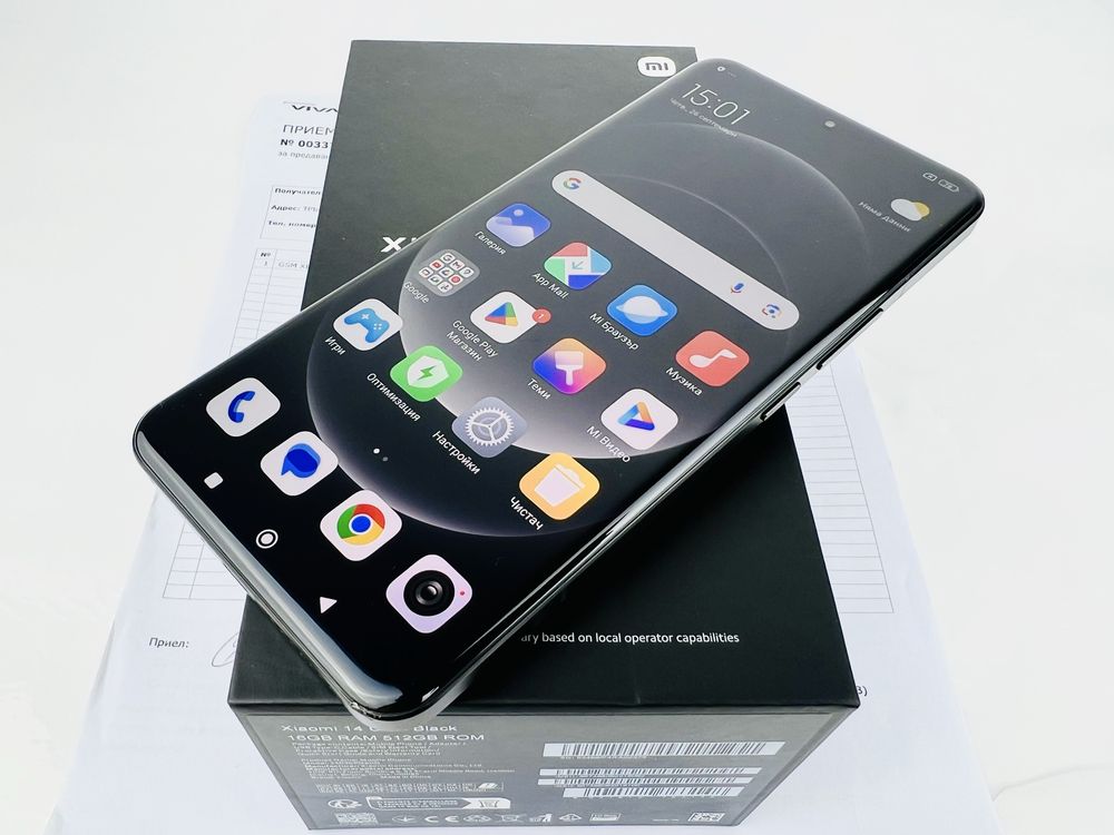 Xiaomi 14 Ultra 5G 512GB 16RAM Black Перфектен! 3г. Гаранция!