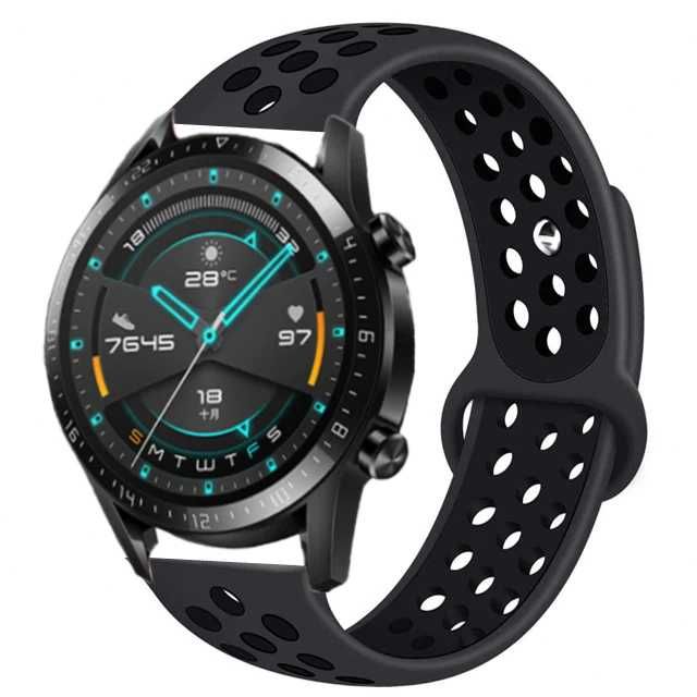 Curea silicon sport 20mm 22mm Samsung Galaxy Watch 5 6 7 Huawei GT 3 4