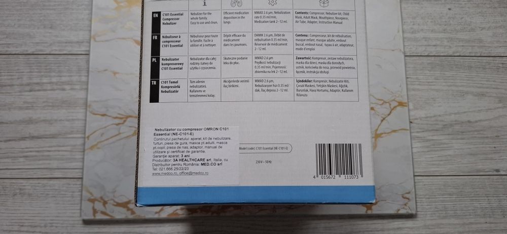 Aparat aerosoli Nebulizator Omron C101