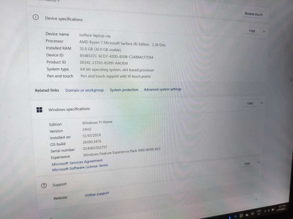 Microsoft Surface Laptop 3