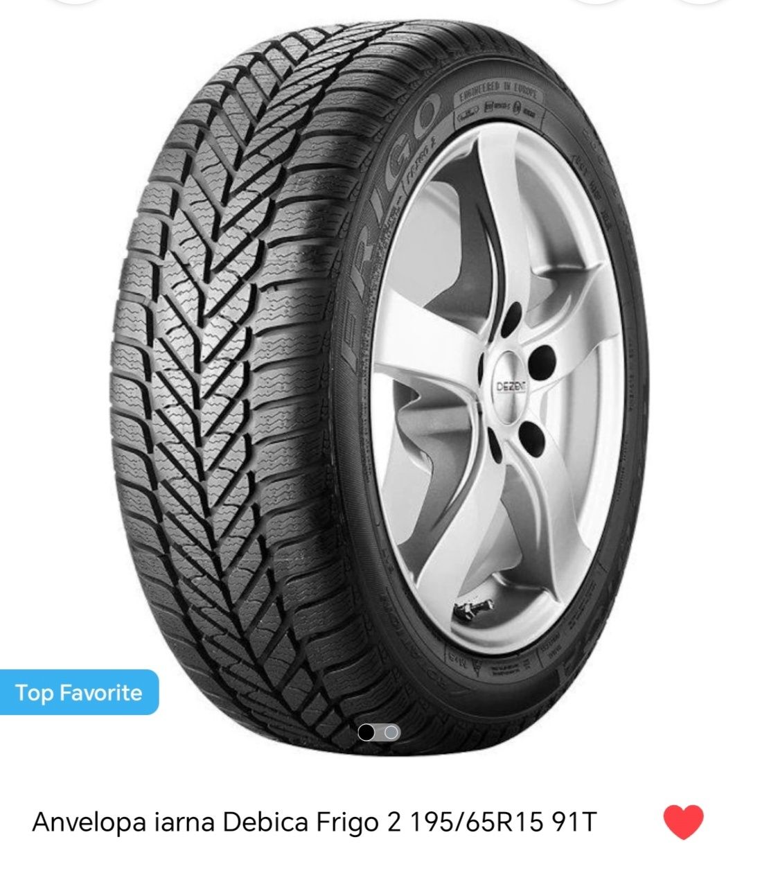 Cauciucuri auto de iarnă, Debica Frigo 2 195/65R 15