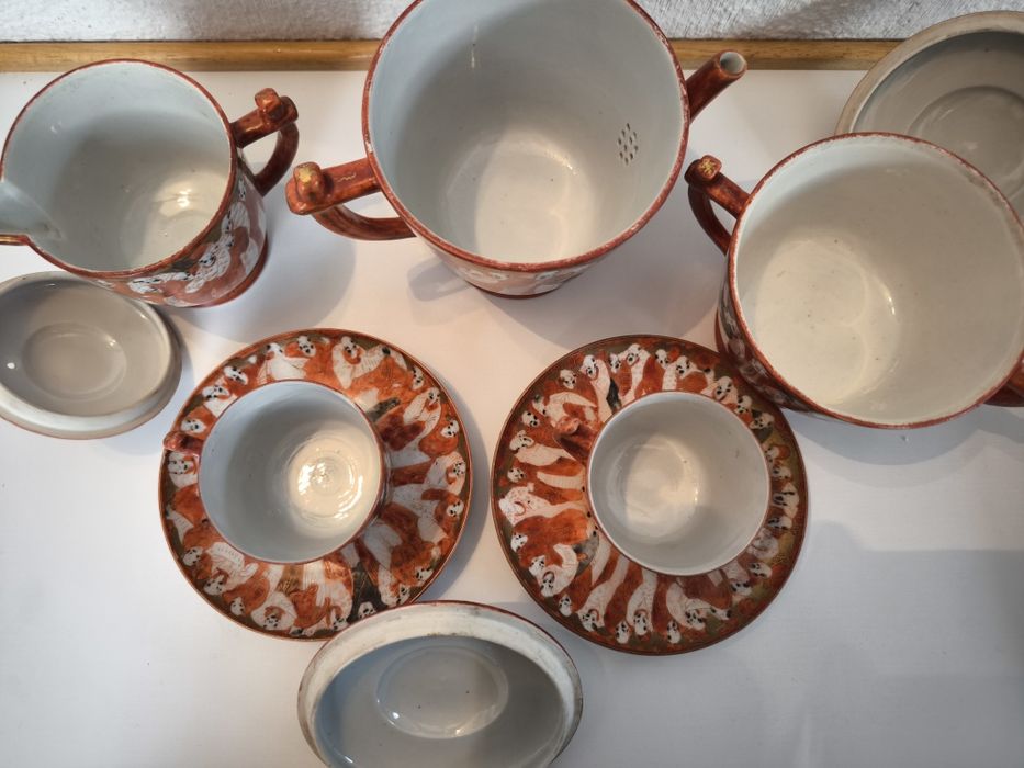 Порцеланов сервиз за чай Кутани Япония