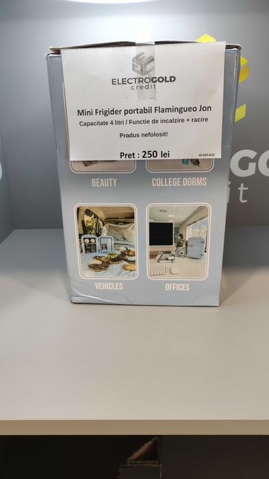 Mini Frigider portabil Flamingueo Racire+incalzire/Volum 4L ID439-AG2