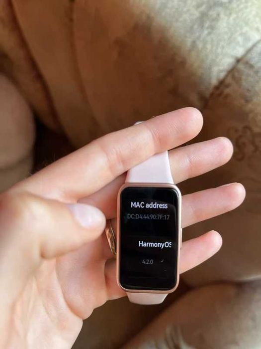 Bratara fitness Huawei Band 8, Android/iOS, silicon, Sakura Pink