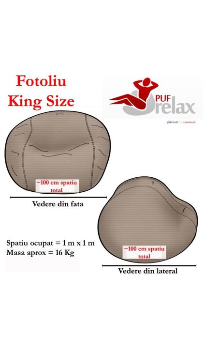 Vand Fotoliu (Mare) King Size
