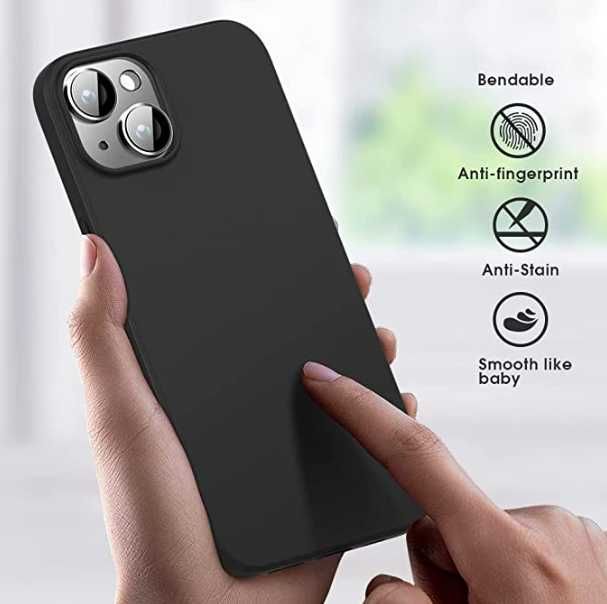Husa iPhone 14, 14 Plus, 14 Pro, 14 Pro Max Luxury Elegance Negru