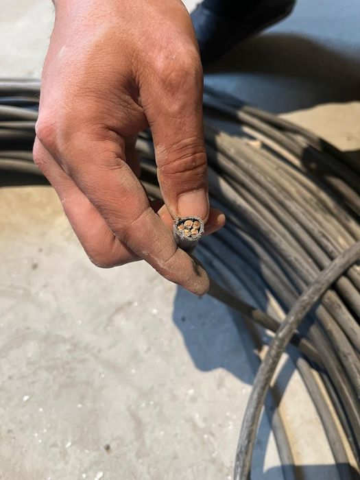 Мед кабель толстый