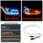 Силиконови LED ленти за фарове с функция бягащ мигач