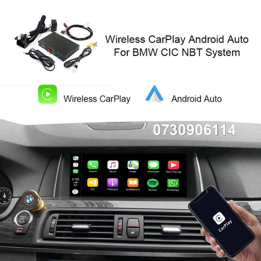 Interfata Android Carplay Wireless Bmw Nbt,Cic F20,F22,F23,F30,F01,F07