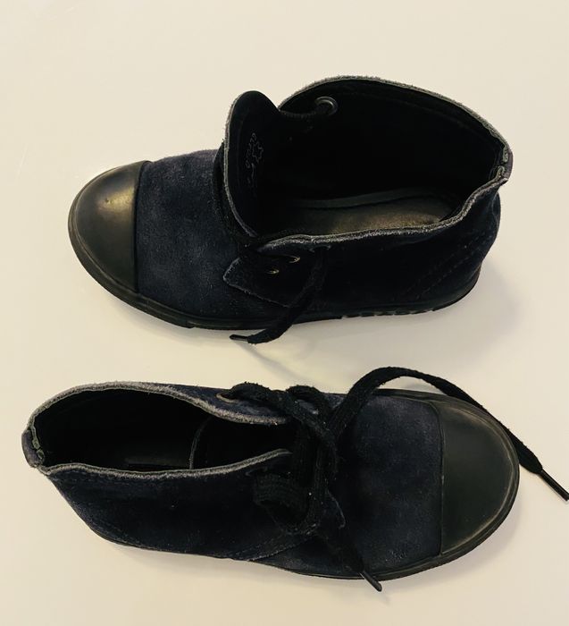 Ghete din piele intoarsa - baieti, marimea 26