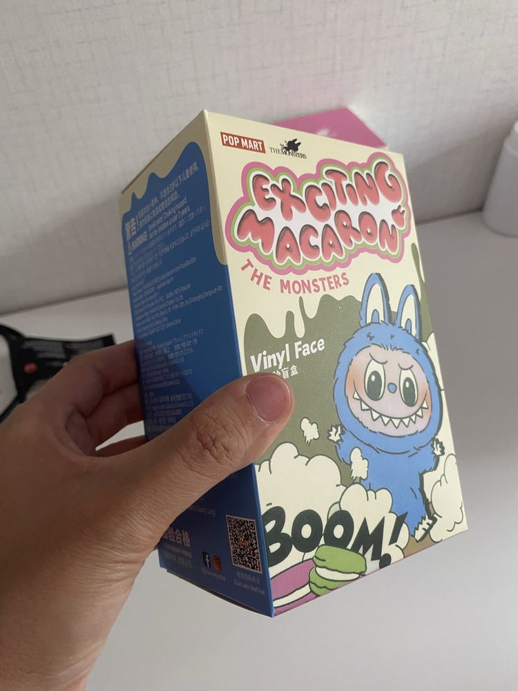 Labubu Exciting Macaron – кутия изненада с плюшена играчка, Лабубу