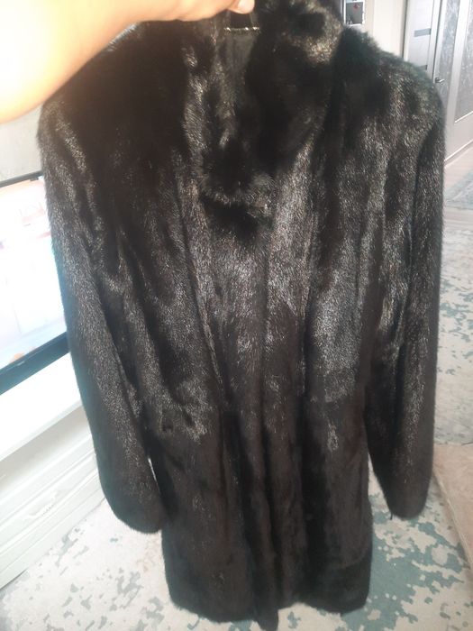 Шуба новый, черный брилянт