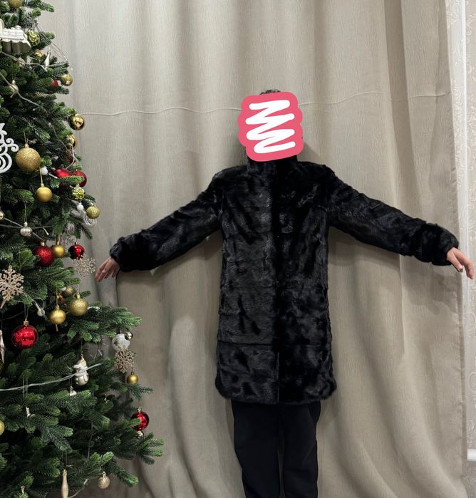 Норковая шуба, почти новая.