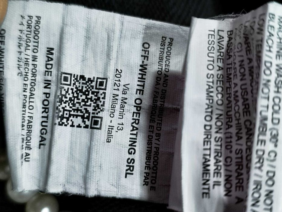 Bluza Off White Virgil Abloh distressed swag opium