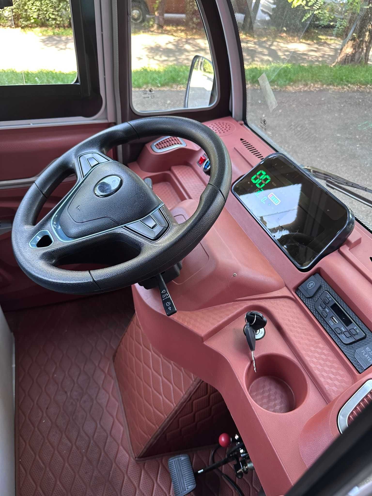 Kuba E-kamyonet Triciclu Electric FARA PERMIS