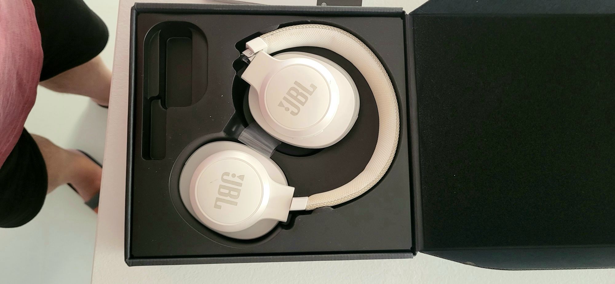 Casti Audio Over the ear JBL LIVE 500BT WHT, Wireless, Bluetooth