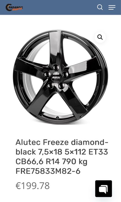 Vand janta R 18, 5 x 112