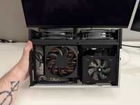 SFF PC | FormD T1 v2.1 Two-Tone | RTX 5090 | Delidded 9800x3D | 32GB
