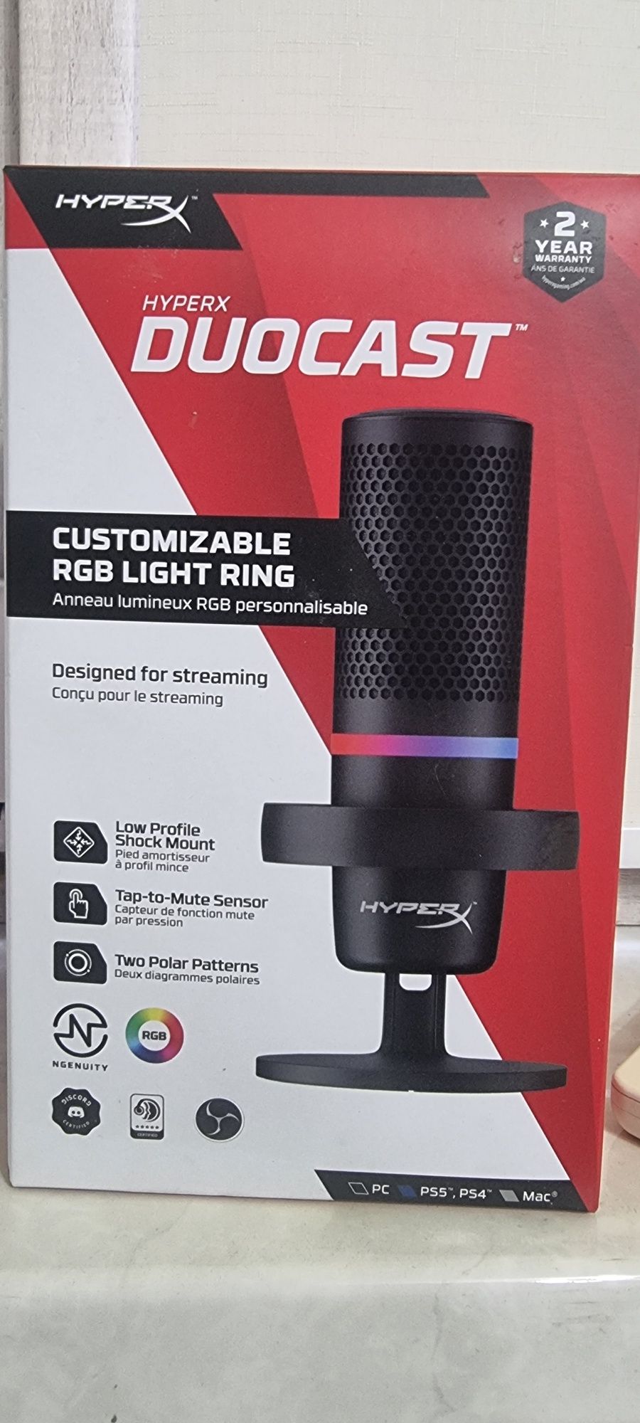 Микрофон hyperx duocast