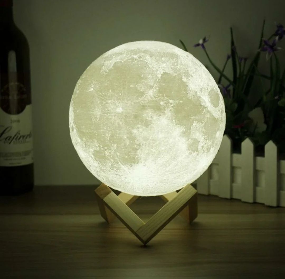 светильник ночник луна 3D moon night lamp