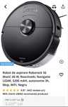 Robot Roborock S6 MaxV ReactiveAI Navigatie LiDAR Mop WiFi Negru