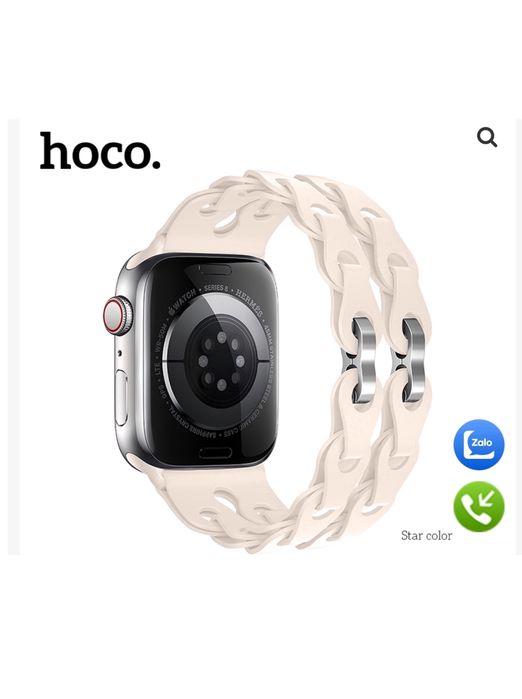 Curea Husa Silicon Lady Line Compatibila Ceas Apple Watch