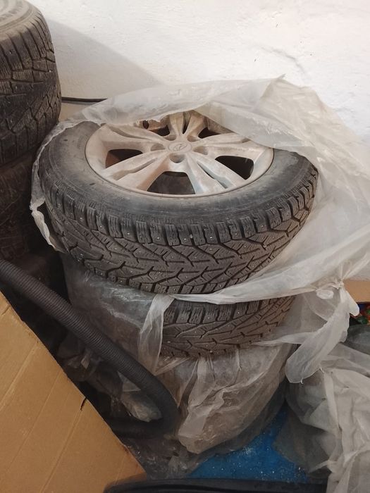 Комплект зимней резины с диском