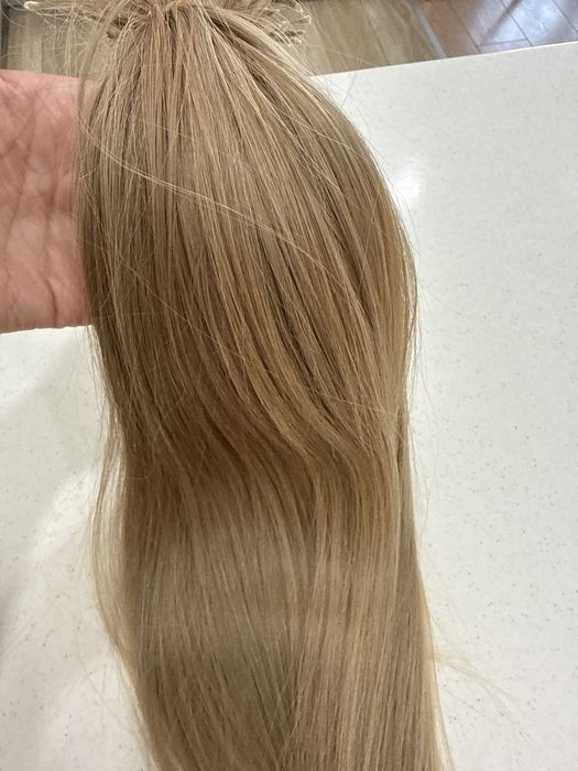 Натуральный волос 60 см блонд