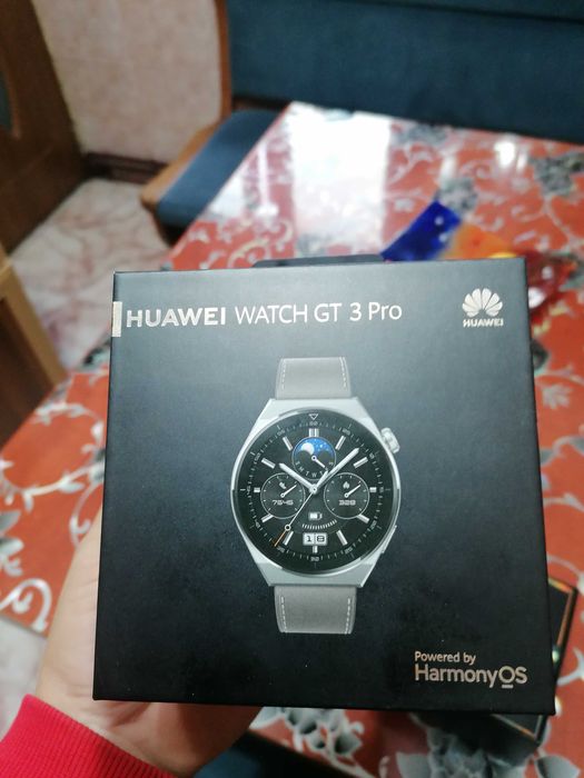 Ceas inteligent Huawei Watch GT 3 Pro 46mm pentru bărbați,cadran safir