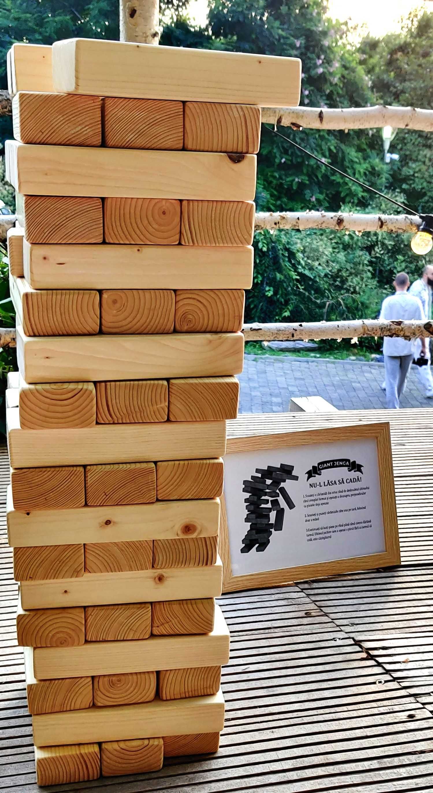 Jocuri evenimente / Jocur nunti / Giant Jenga / Cornhole / Ladder golf