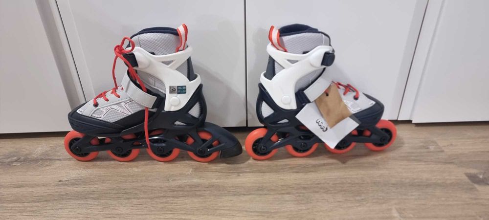 Role Oxelo FIT3 Gri-Roșu