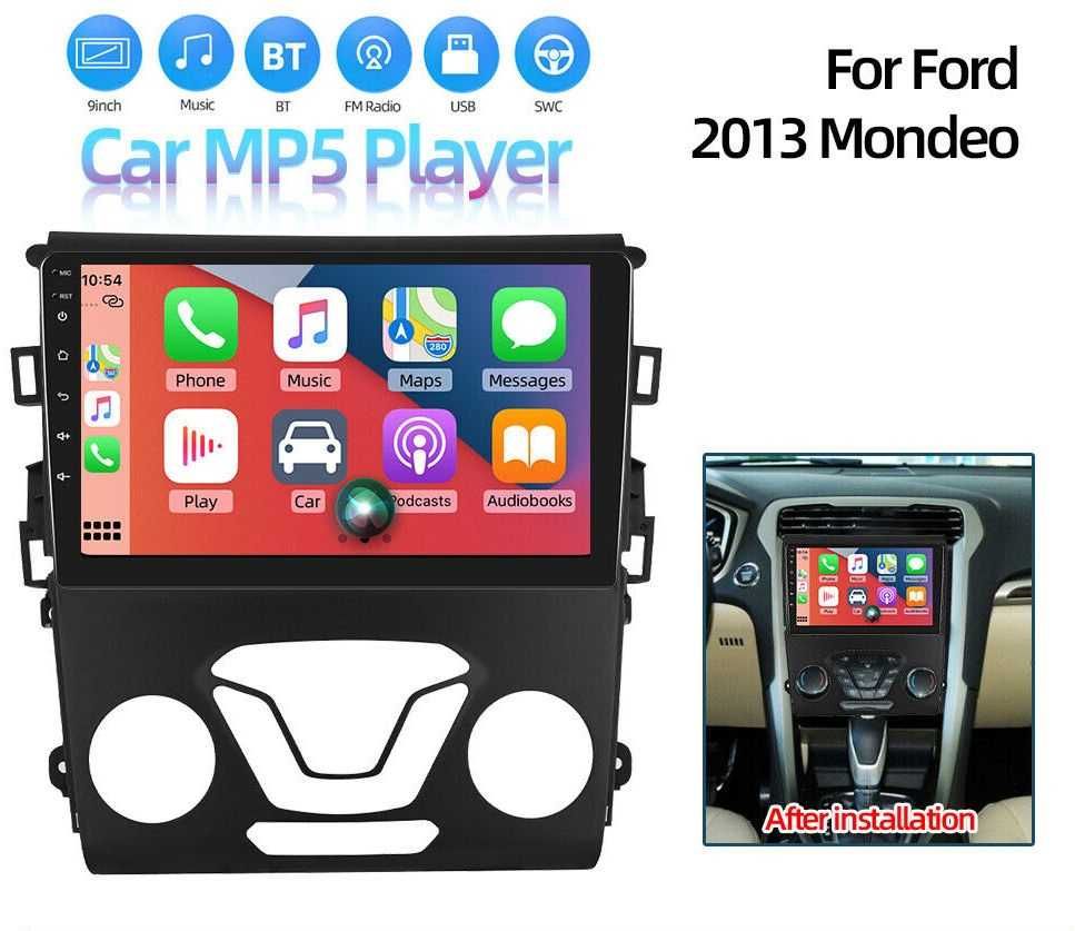 Мултимедия Двоен дин за Ford Mondeo Навигация Android Форд Мондео 9"