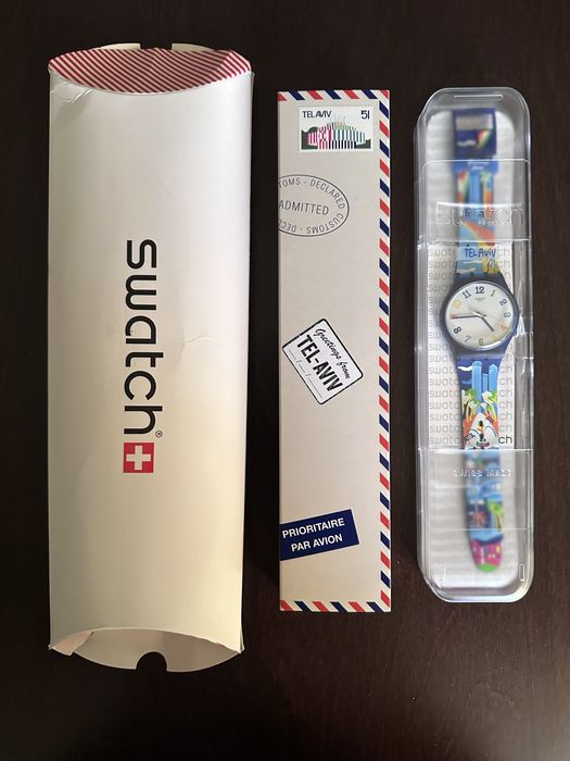 Vând ceas unisex Swatch - Eurovision Tel Aviv Ediție Specială 2019