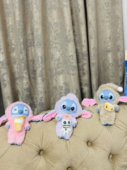 Labubu Stitch miniso disney canta si lumineaza