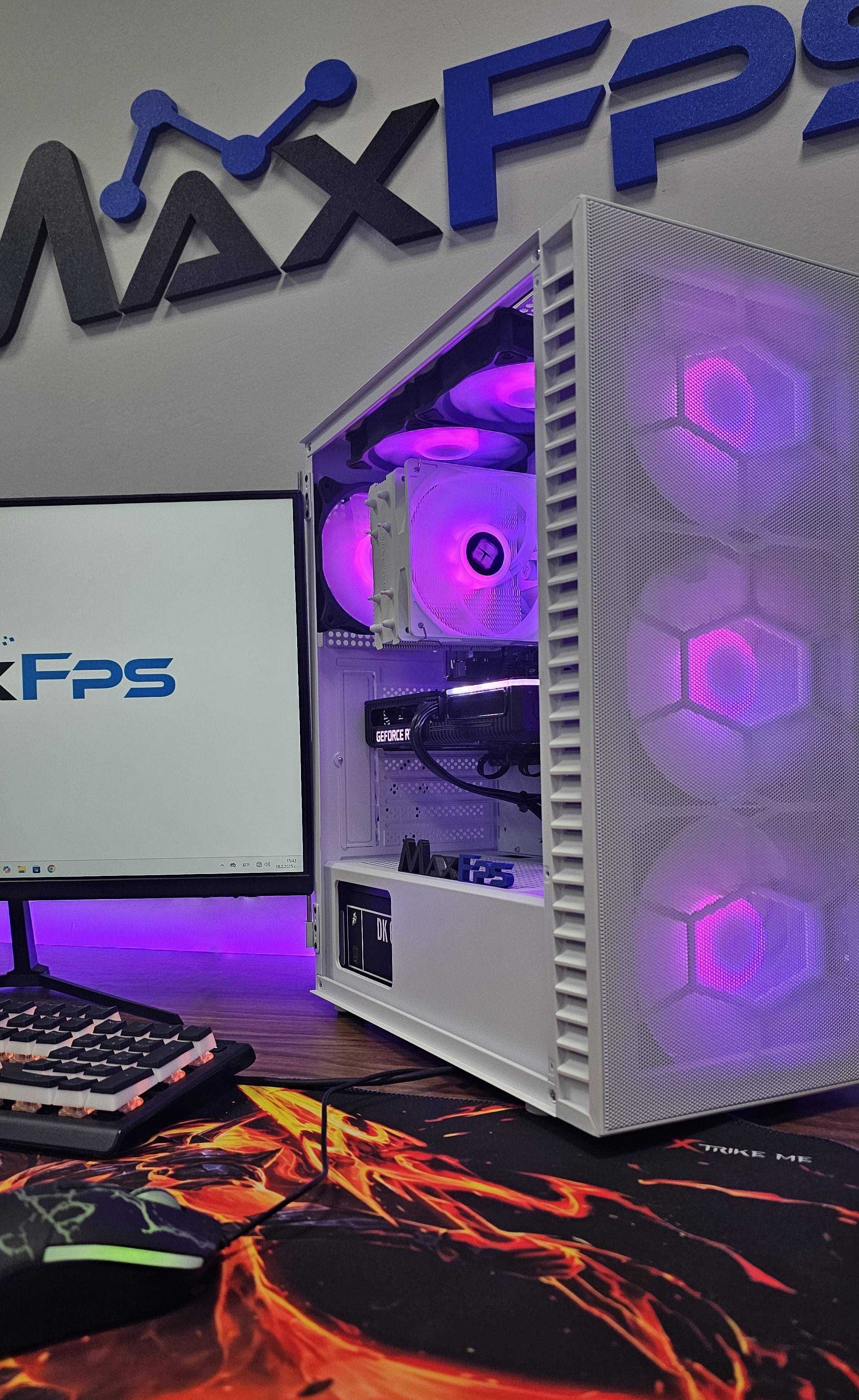 Гаранция! Геймърски компютър! RTX 3060ti, Intel i5-12400F, 16GB RAM