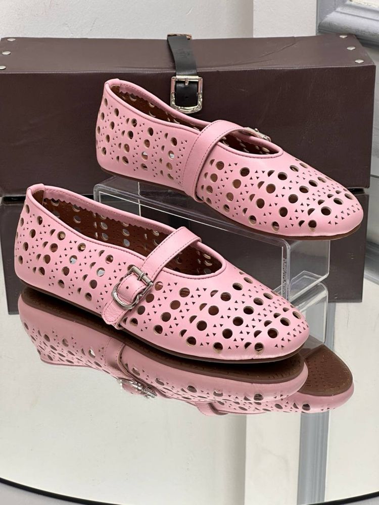Pantofi-sandale-Balerini Alaia colecția noua Piele naturală 100%