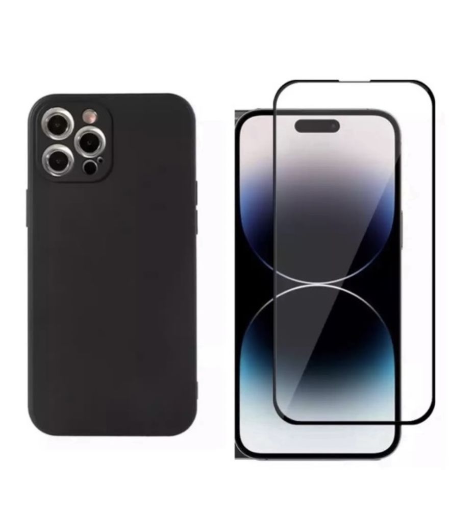 Pack Husa Safe Case + Folie Sticla Tempo Iphone 14/15/16E PRO MAX PLUS