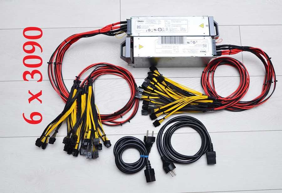 GARANTIE 9 luni! Sursa Dell 3000W TITANIUM, eficienta 96%, 24xPCI