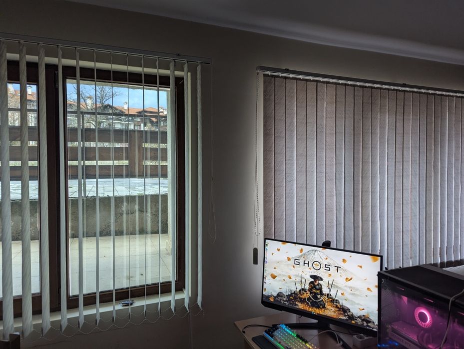 Вертикални щори 2бр 2.40метра д. на 1.40м ш.