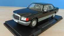 Macheta Mercedes Benz 280 SE S-Class W126 1982 - MCG 1/18