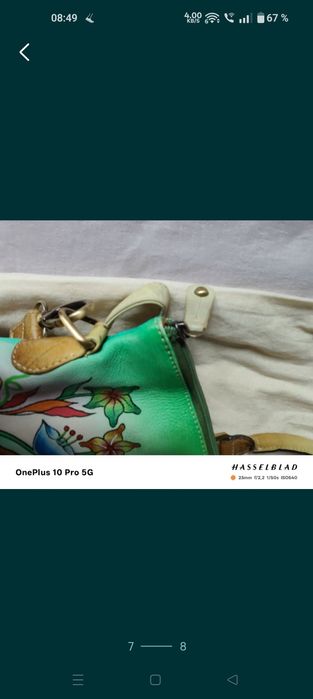 Vând geanta piele natural brand Niarvi