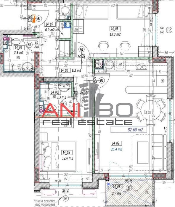 Продава се Тристаен апартамент в София, Малинова долина - 101 кв.м за 1971 €/кв.м - Снимка #7
