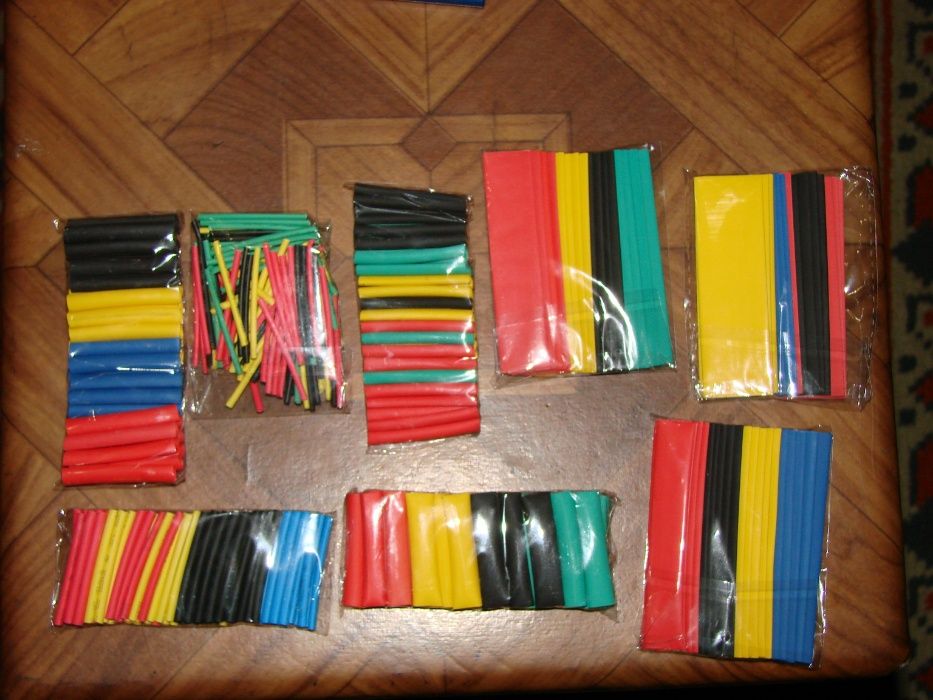 Полиолефиновые термоусадочные трубки (1-14 мм) термоусадка, 328 штук