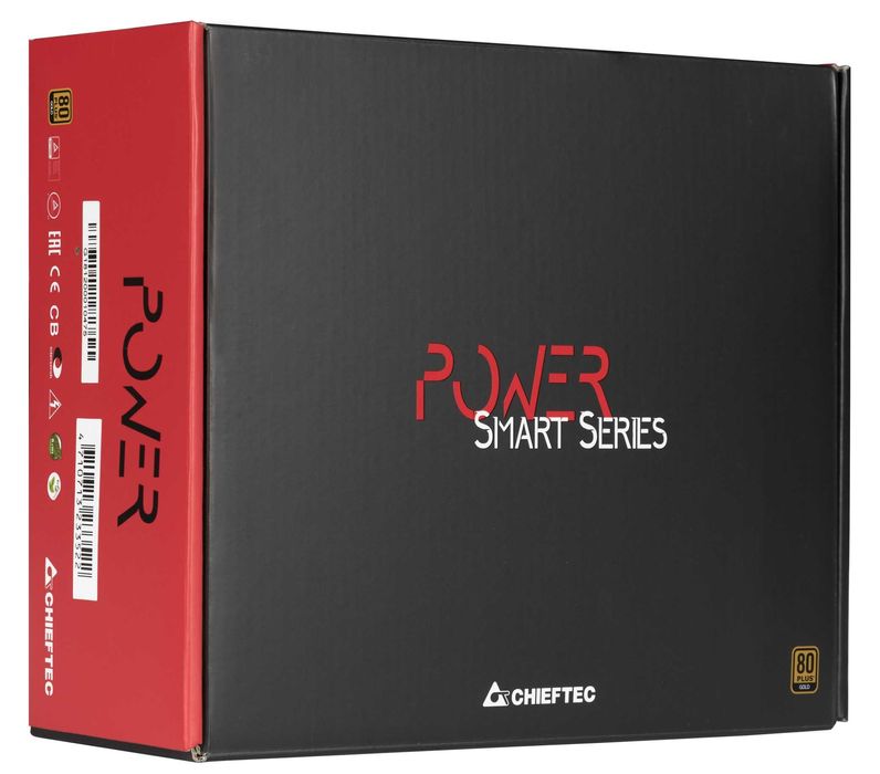Захранване Chieftec POWER SMART GPS-750C 750W 80+Gold всички кабели