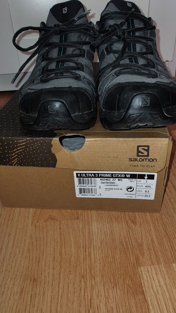 Salomon X-ultra 3 prime GTX 40 2/3 и маратонти Kalenji 41