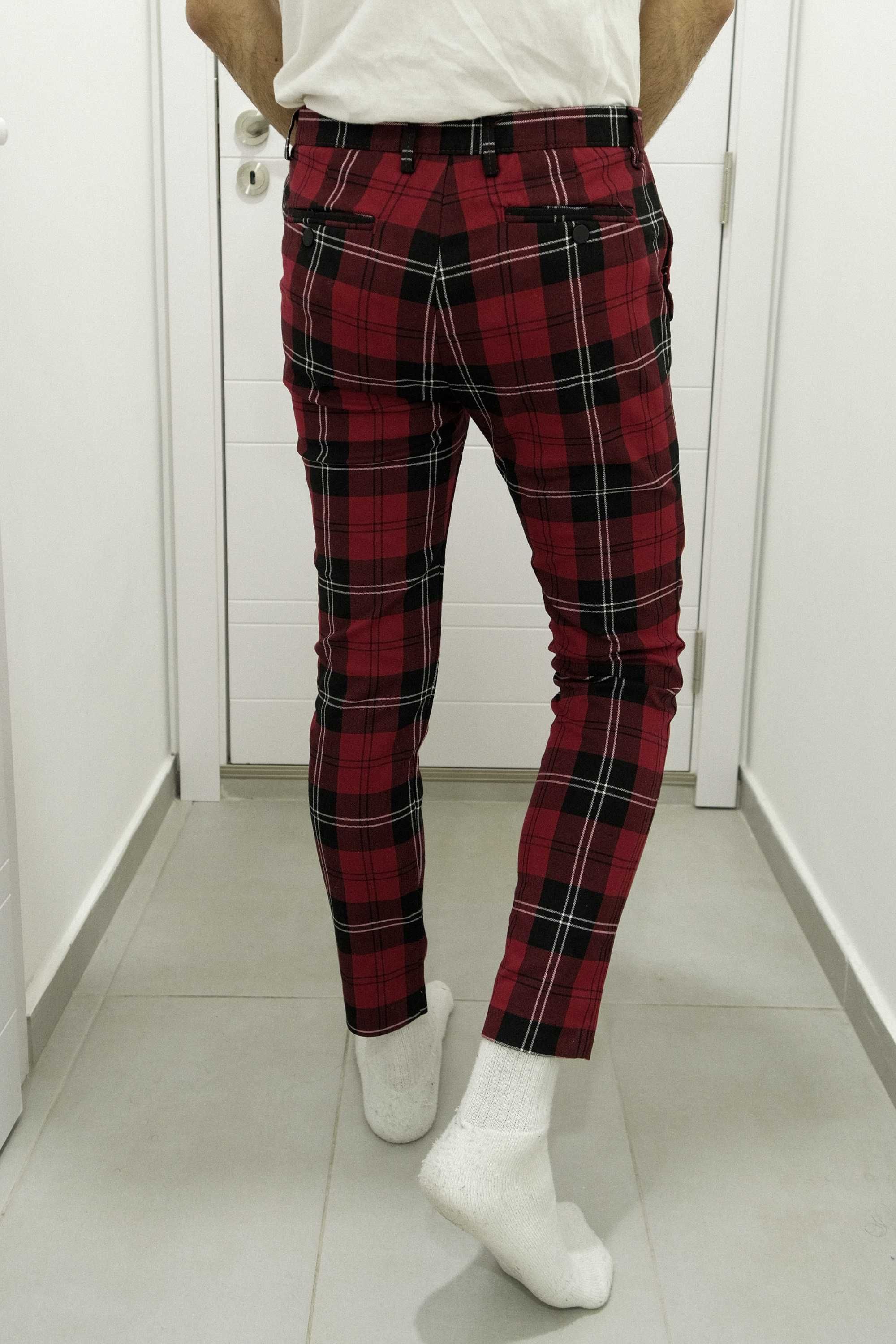 Мъжки скини панталони Zara