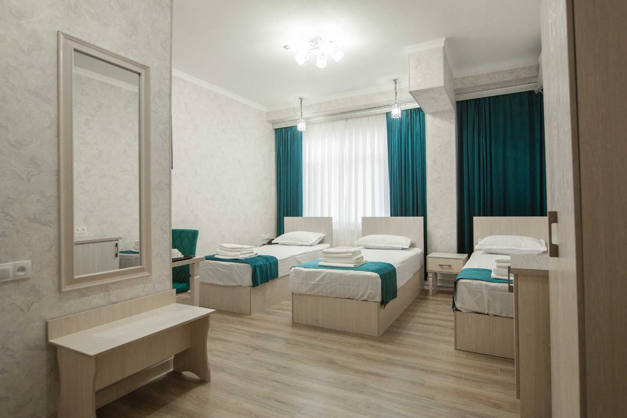 Уютная, новая гостиница "MERCURI-MERIDIAN" в центре города. Бухара.